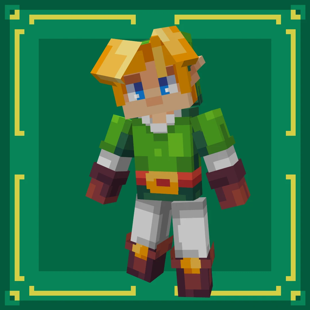 Link - minecraft-like models - by spooox