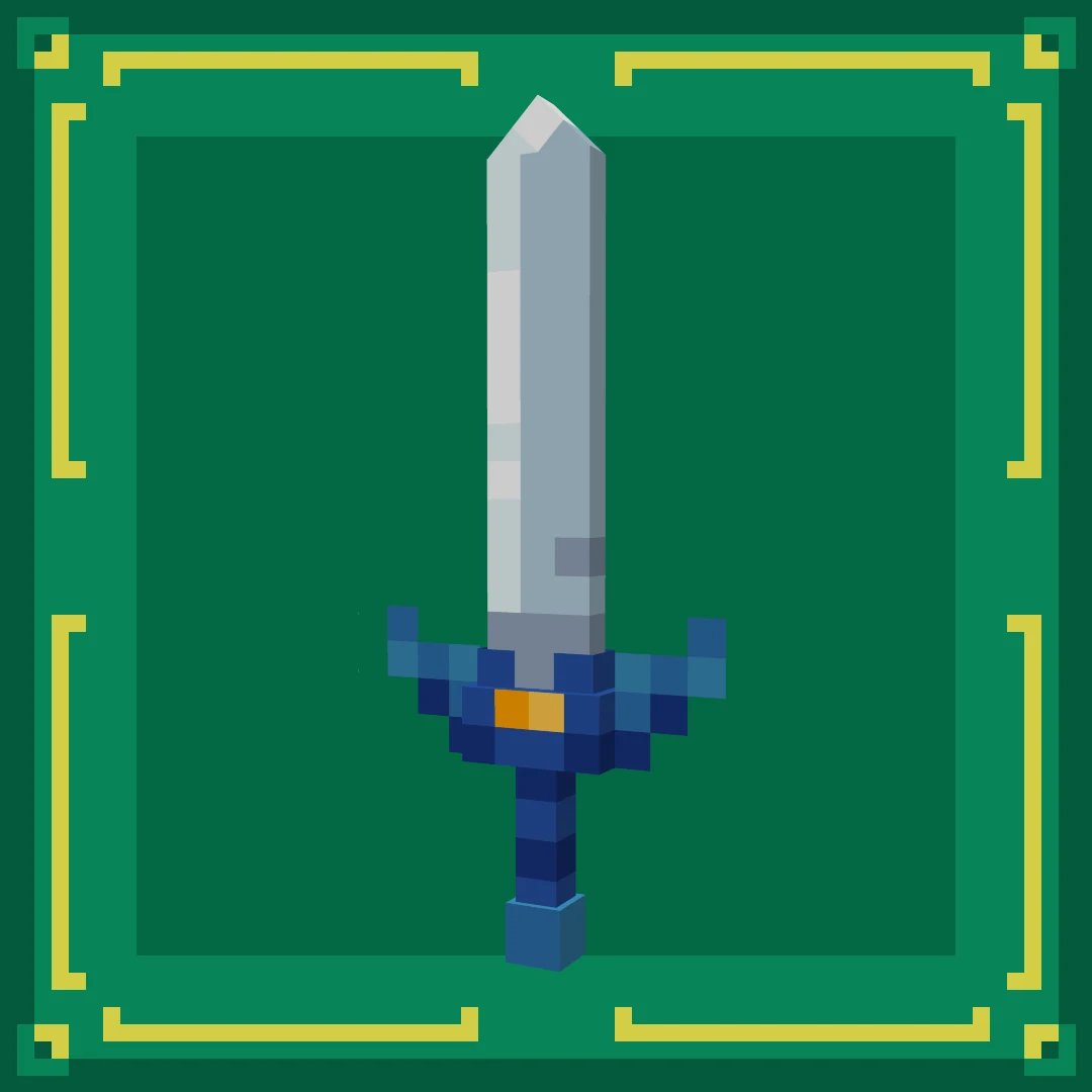 Master Sword - minecraft-like models - by spooox