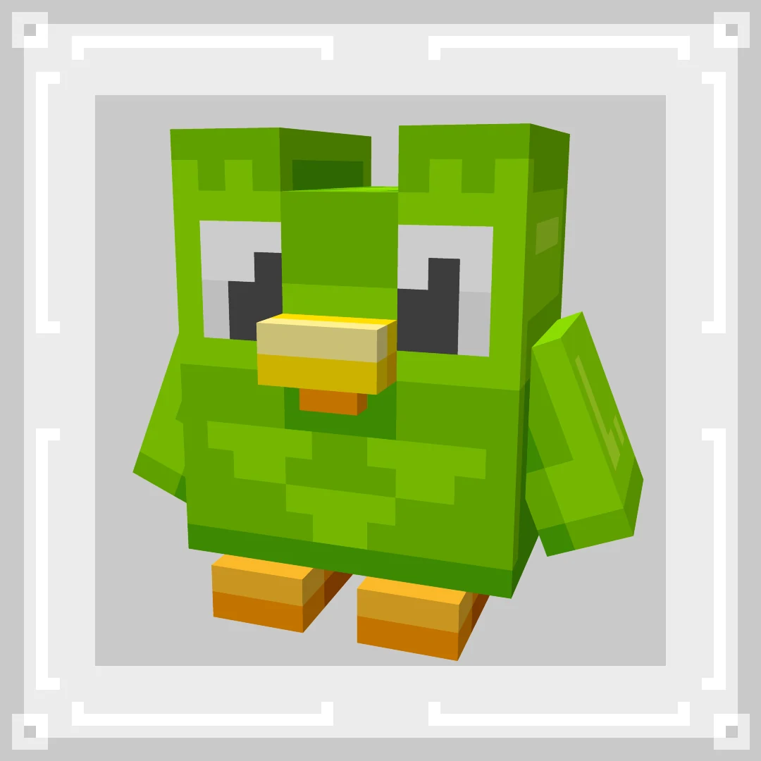 Duolingo - minecraft-like models - by spooox