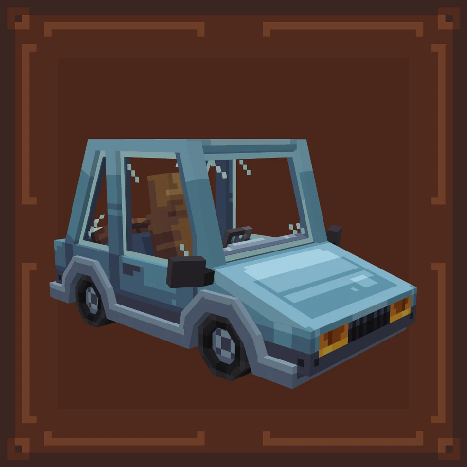Car - minecraft-like models - by spooox