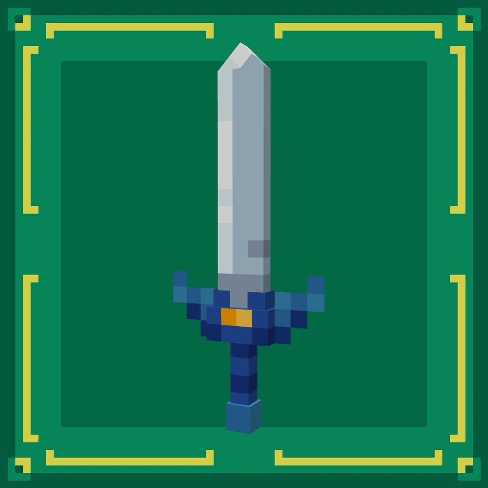 Master Sword - minecraft-like models - by spooox