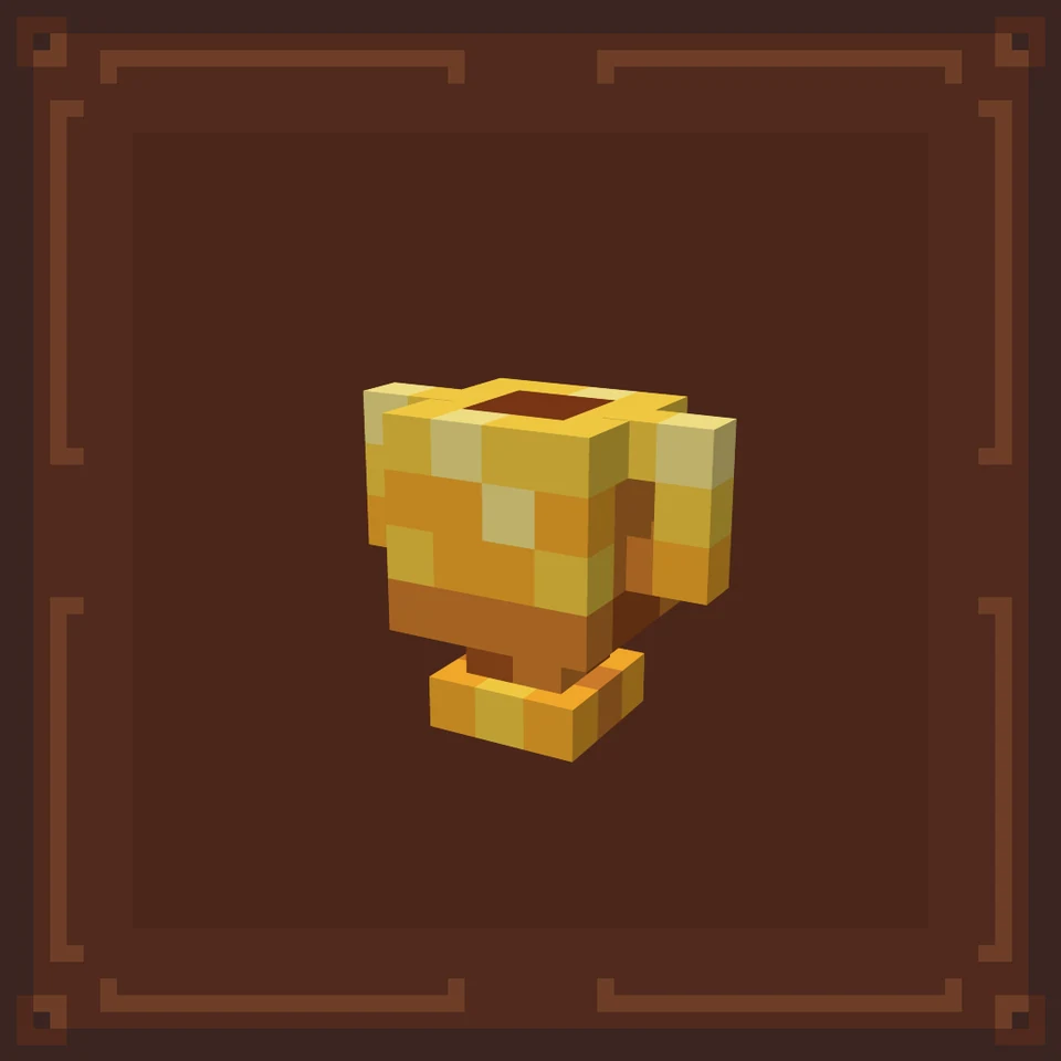 Achievement Trophy - minecraft-like models - by spooox