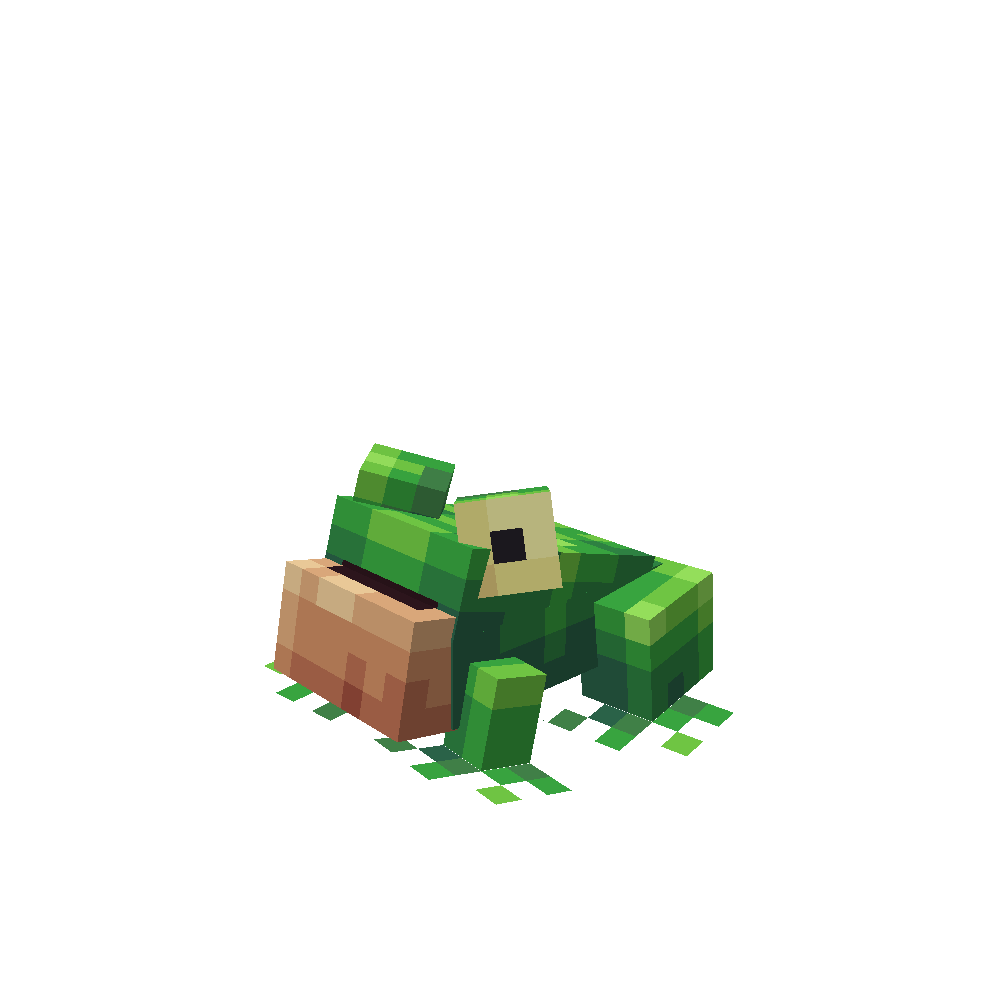 Frog Walk - minecraft-like animations - by spooox